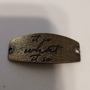 Lenny and Eva Engraved Metal Sentiment with Quote